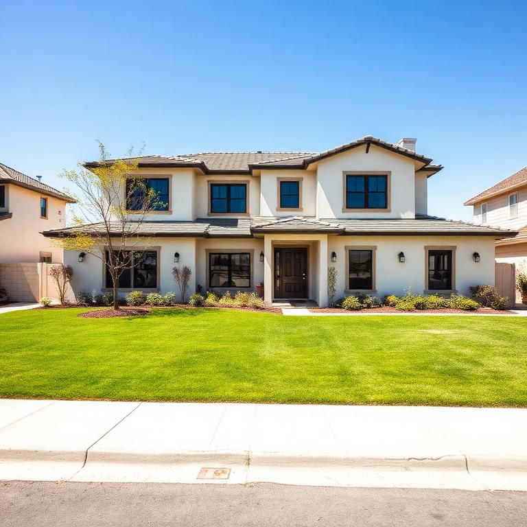 Modern California family home at dusk — homeowners insurance from Surequest